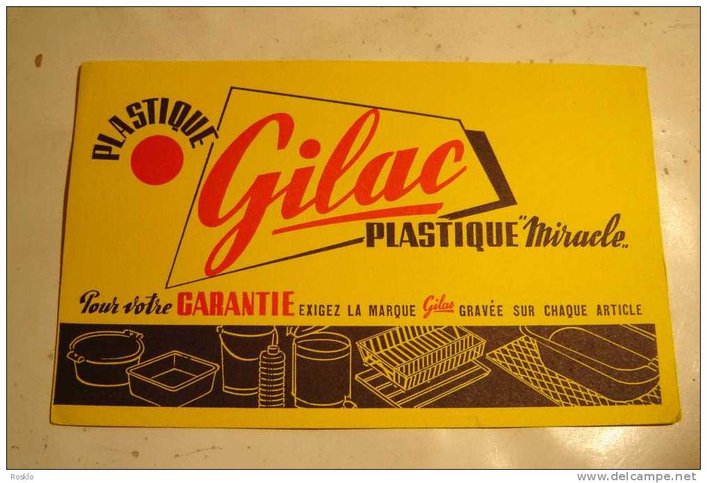 BUVARD / PLASTIQUE GILAC - A