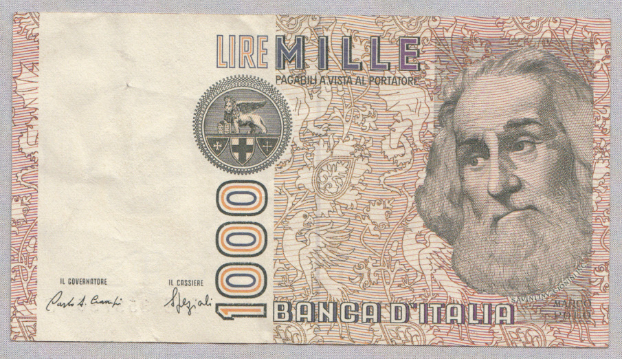 ITALY 1000 LIRA 1982 P 109 - 1000 Liras