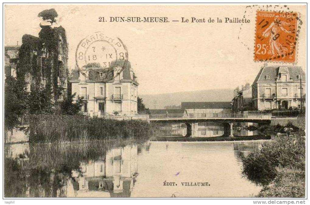 Dun Sur Meuse - Le Pont De Paillette - Dun Sur Meuse