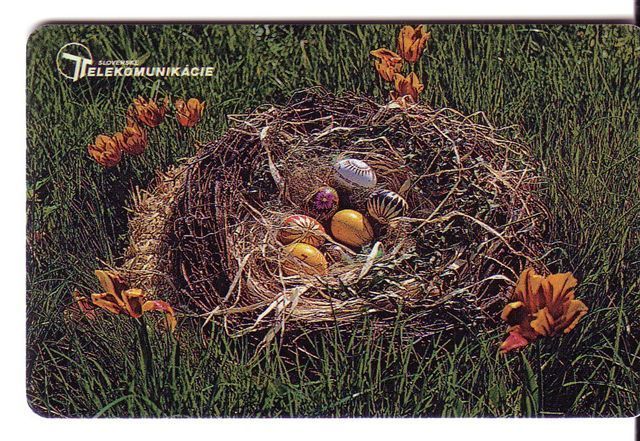 HAPPY EASTER ( Slovakia )  Heureux Pâques Semana Santa Ostern Feliz Pascua Buona Pasqua Páscoa Pasen * Egg Eggs œuf - Estaciones