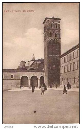 RIETI - FACCIATA DEL DUOMO - 1917 - Rieti