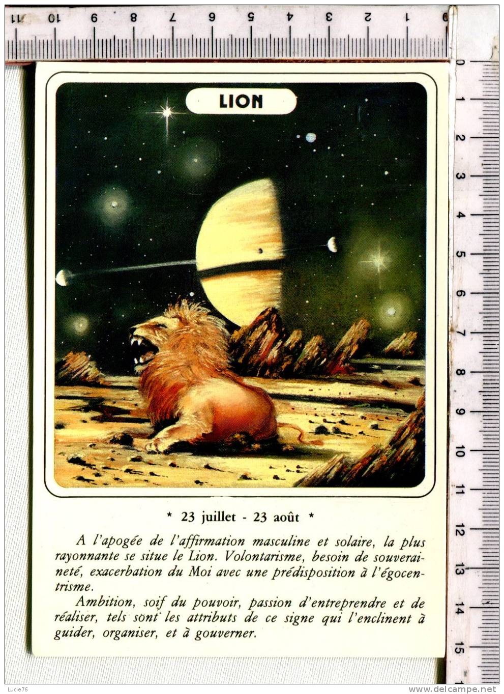 Signe Du ZODIAQUE  - Série Horoscope -    LION    23 Juillet  -  23 Août - Astrologie