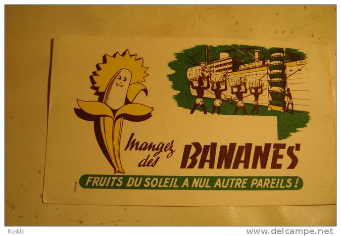 BUVARD / MANGER DES BANANES - Food
