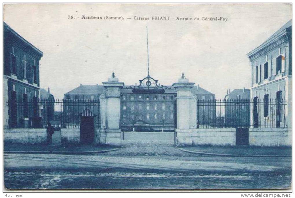 AMIENS - Caserne FRIANT - Avenue Du Général Foy - Amiens