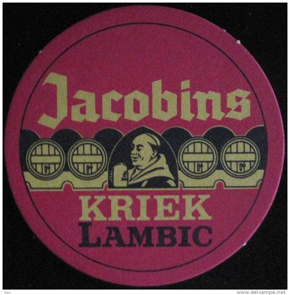 Sous-bock JACOBINS KRIEK LAMBIC (G) - Sous-bocks