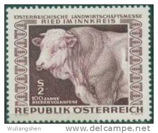 BA0156 Austria 1967 Cows 1v MNH - Vaches