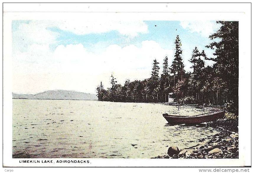 NEW-YORK (NY). - ADIRONDACKS. Limekiln Lake. - Adirondack