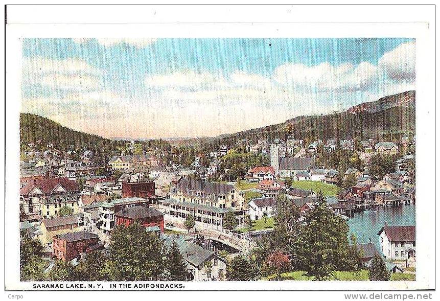 NEW-YORK (NY). - ADIRONDACKS. Saranac Lake. - Adirondack