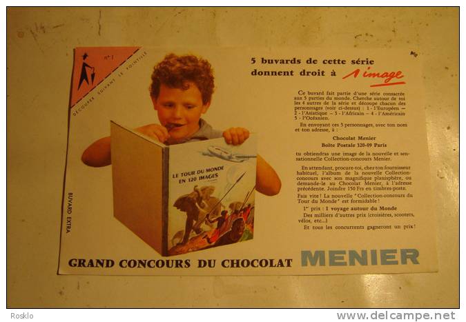 BUVARD / CHOCOLAT MENIER - Chocolat