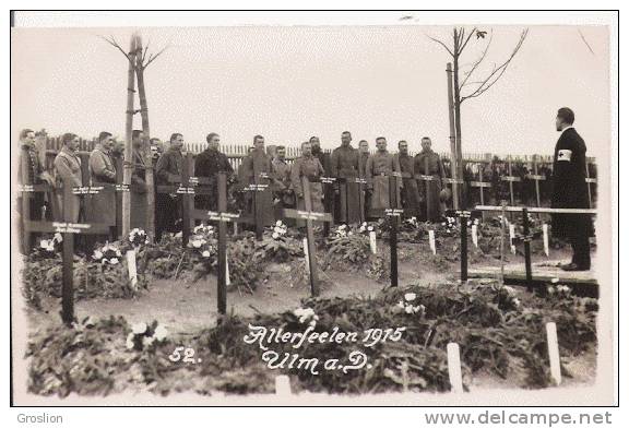 ULM A D 52    ALLERFEELEN 1915  (CARTE PHOTO MILITAIRE) - Ulm