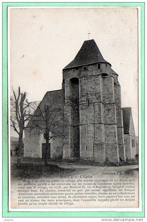 89 - SOUCY -- L'eglise... - Soucy