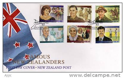 Sir Brian Baratt-Noyes, Chirurgien Celebre. FDC. NZ. 1409/14.  Cote Des Timbres 13.25 € - FDC