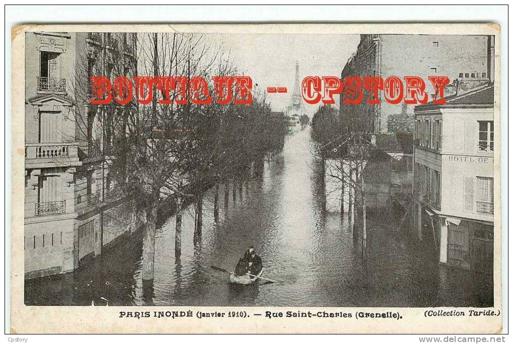 LOT De 10 CARTES  INONDATIONS De PARIS - Toutes Les Cartes Sont Visibles - Lotes Y Colecciones