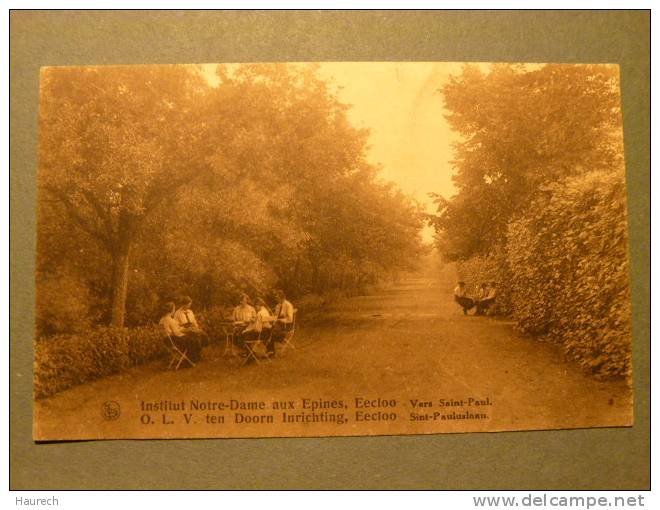 Eeklo. Eecloo. Institut Notre Dame Aux épines. Vers Saint Paul - Eeklo