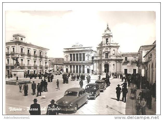 50761)cartollina Illustratoria Vittoria - Piazza Del Popolo - Ragusa