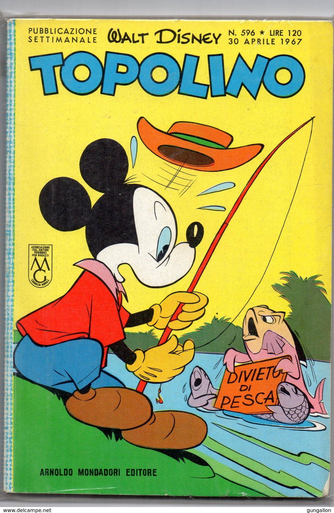 Topolino (Mondadori 1967) N. 596 - Disney