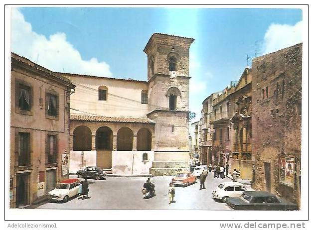 50826)cartollina Illustratoria Enna -  Piazza P. Negli E Chiesa S. Tommaso - Enna