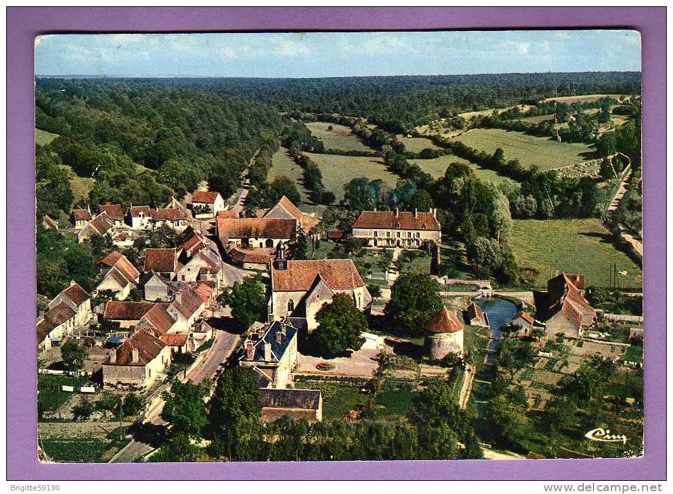 CPSM -  58 -  CESSY LES BOIS / ENVIRON CHATEAUNEUF VAL DE BARGIS - VUE GENERALE AERIENNE - Autres & Non Classés