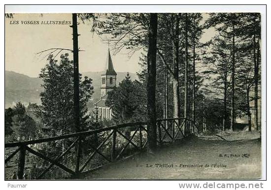 Le Thillot  Perspective De L'Eglise - Le Thillot