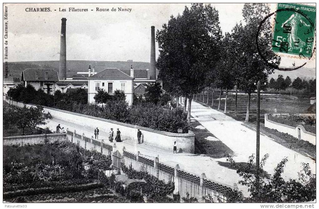 88 CHARMES LES FILATURES ROUTE DE NANCY - Charmes