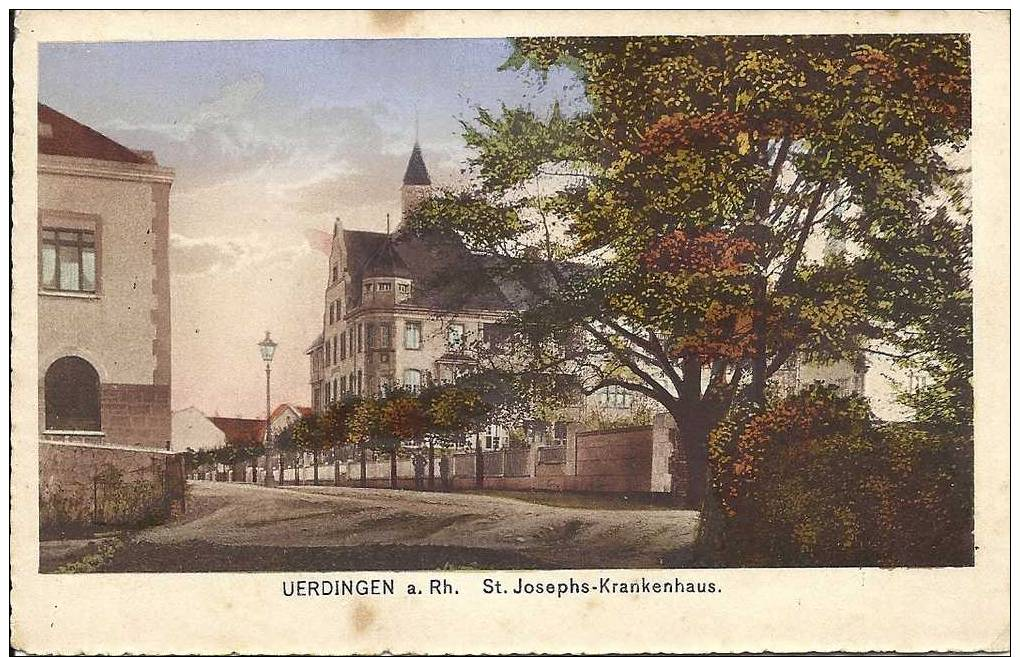 PLZ 47829 - UERDINGEN Am Rhein - St Josephs-Krankenhaus - Krefeld