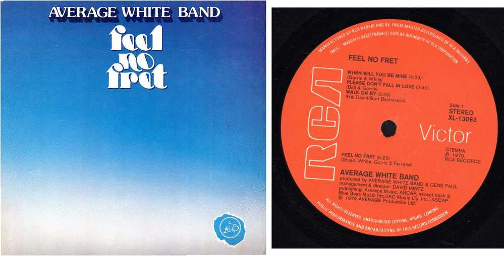 * LP *  AVERAGE WHITE BAND - FEEL NO FRET (Holland 1979 On RCA) - Soul - R&B