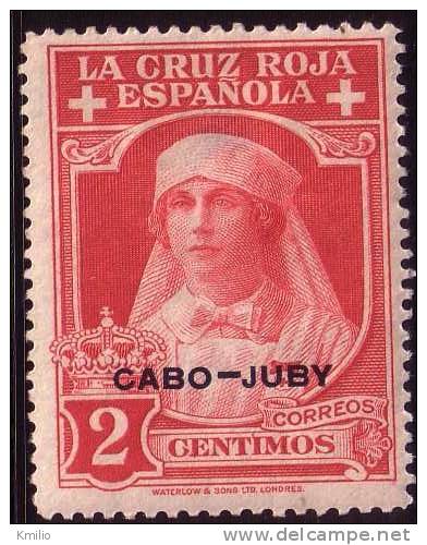 Cabo Juby 1926 Cruz Roja Ed 27* Nuevo - Cabo Juby