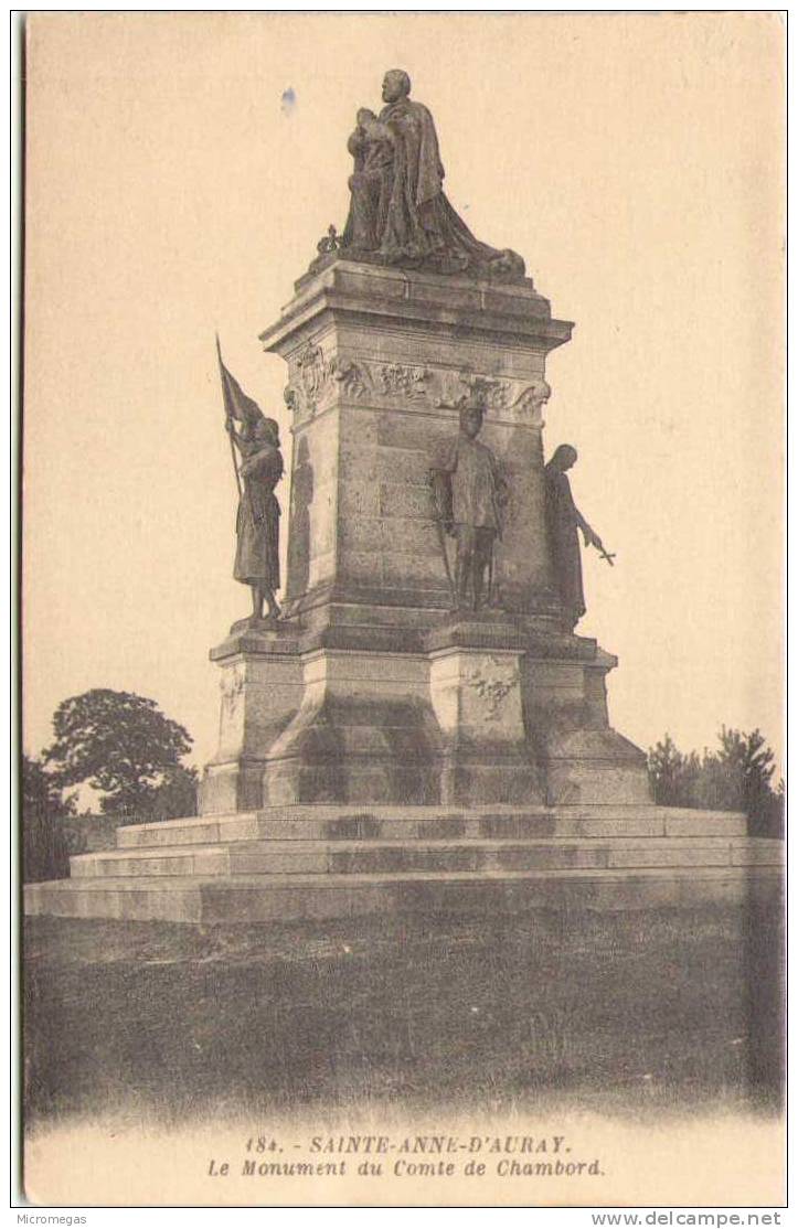 SAINTE-ANNE D'AURAY - Le Monument Du Comte De Chambord - Auray