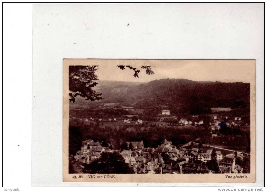 DULAC + CHAINES BRISEES - 1945 - YVERT N° 690 + 671 Sur CARTE POSTALE De VIC Sur CERE (CANTAL) Pour TAMARIS (GARD) - 1944-45 Marianna Di Dulac