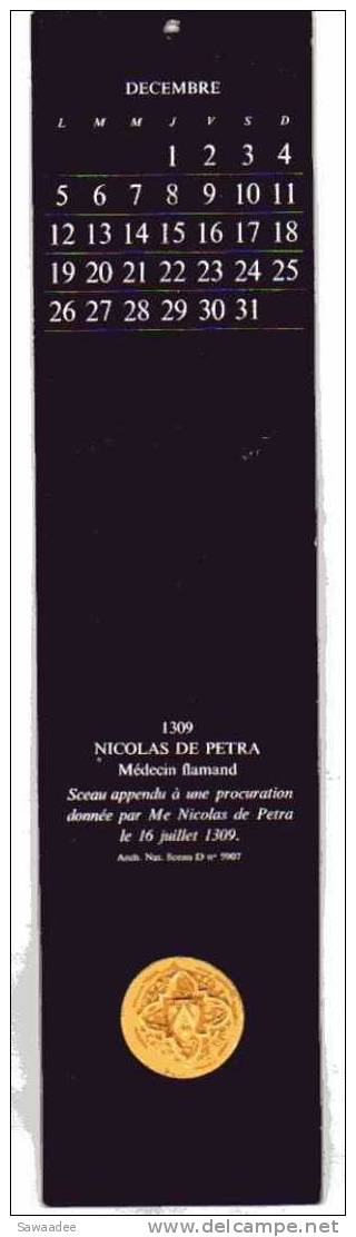 SCEAU - NICOLAS DE PETRA - 1309 - MEDECIN FLAMAND - COPIE - ARMOIRIE - ROSACE - Professionnels / De Société