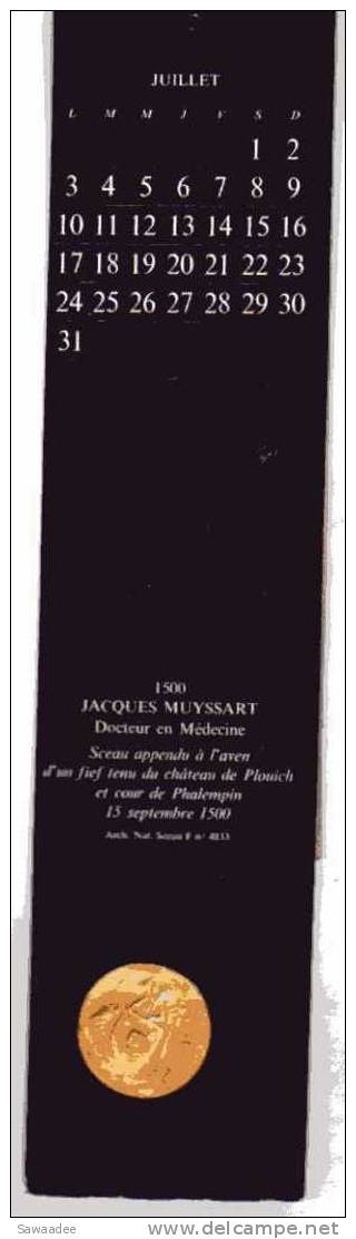 SCEAU - JACQUES MUYSSART- 1500 - DOCTEUR EN MEDECINE - COPIE - ANGE PORTANT UN ECU - Professionals / Firms