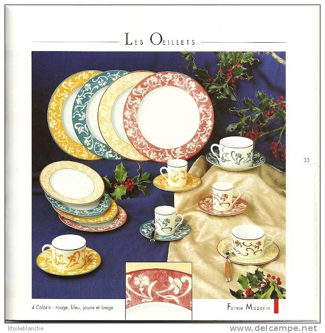 Catalogue Porcelaine Limoges 1994 / Deshoulières / Vaisselle / 50 Pages - Home Decoration