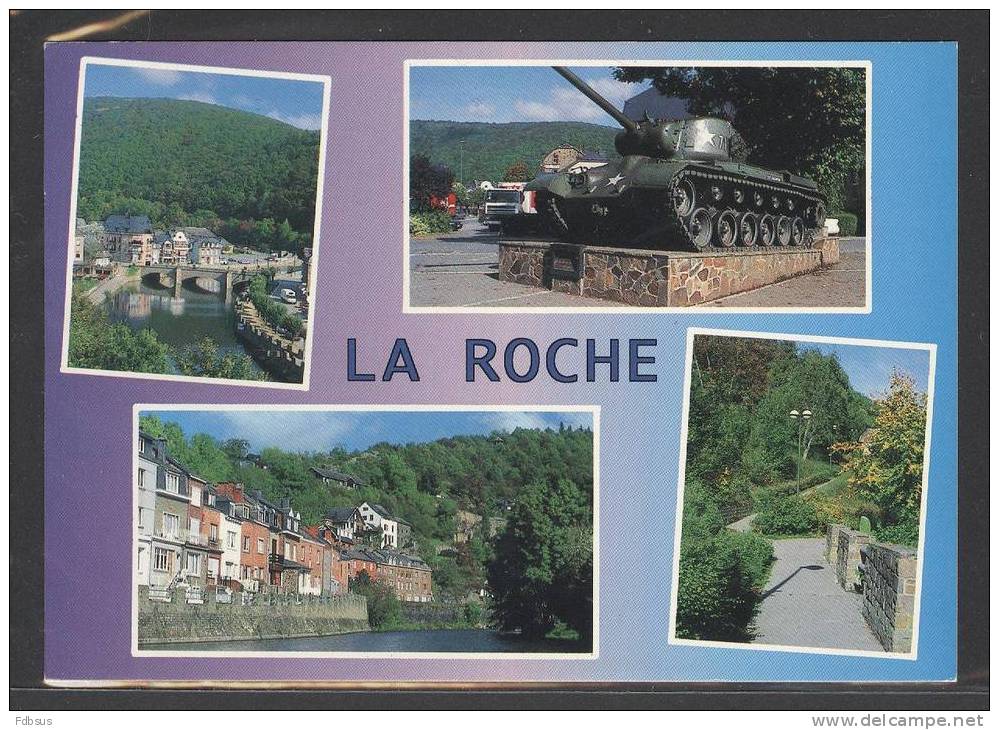 1998 OBP 2751 OP LA ROCHE 1437 KAART HOTTON NAAR BERCHEM - ED. DE MARIO YVOIR - REE - TANK - - Hotton