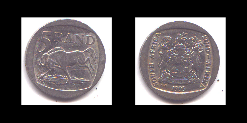 5 RAND 1995 - South Africa