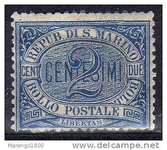 San Marino 1892 - 2 C. *    (g849a) - Nuevos