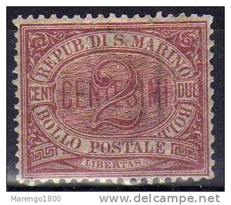 San Marino 1894 - 2 C. *    (g858a) - Ongebruikt