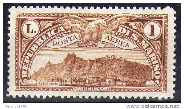 San Marino 1931 - Posta Aerea 1 L. **    (g865a) - Luftpost