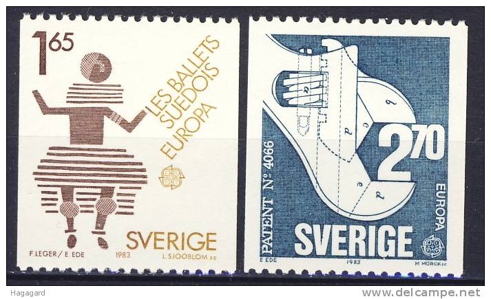 Sweden 1983. EUROPE/CEPT Michel 1237-38. MNH(**) - Ongebruikt