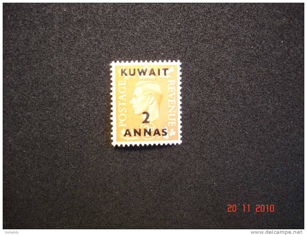 Kuwait 1948 K.George VII  2 Anna On 2d  MH  SG 67 - Kuwait