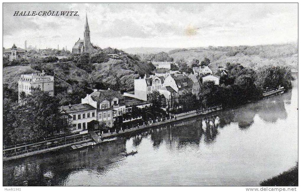 Halle An Der Saale, Cröllwitz, Ungelaufen Um 1915 - Halle (Saale)