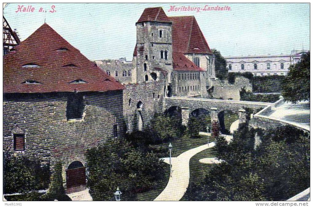 Halle An Der Saale, Moritzburg-Landseite, 1907 - Halle (Saale)