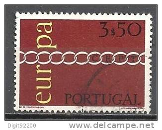 1 W Valeur Used,oblitérée - PORTUGAL * 1971  - Mi 1128 - N° 1640-5 - 1971