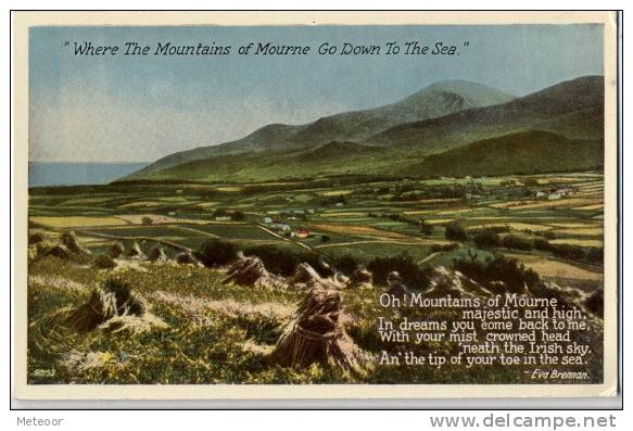 Where The Mountains Of Mourne Go Down To The Sea - Down