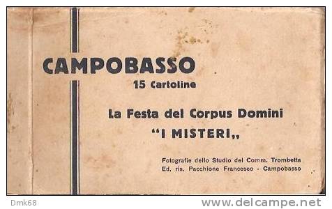 CAMPOBASSO - LA FESTA DEL CORPUS DOMINI '' I MISTERI '' SERIE DI 15 CARTOLINE - Campobasso