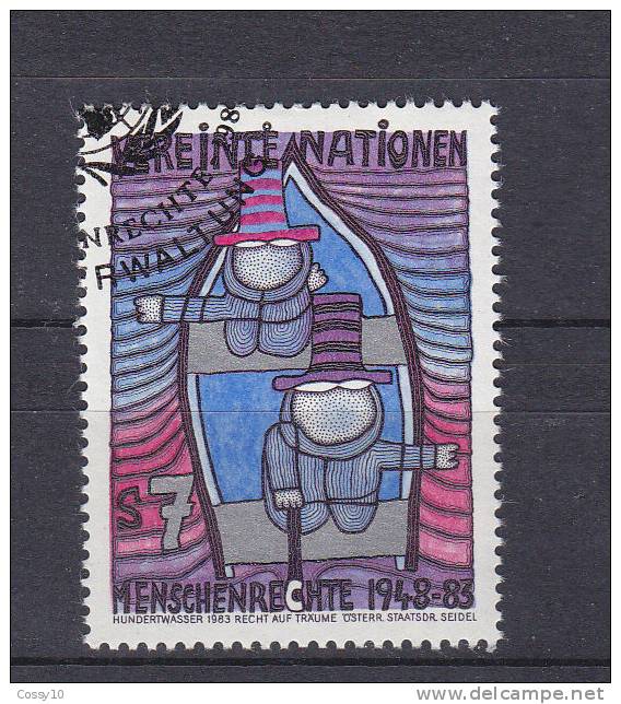NATIONS  UNIES  VIENNE   1983  N° 36   OBLITERE    CATALOGUE YVERT - Usati