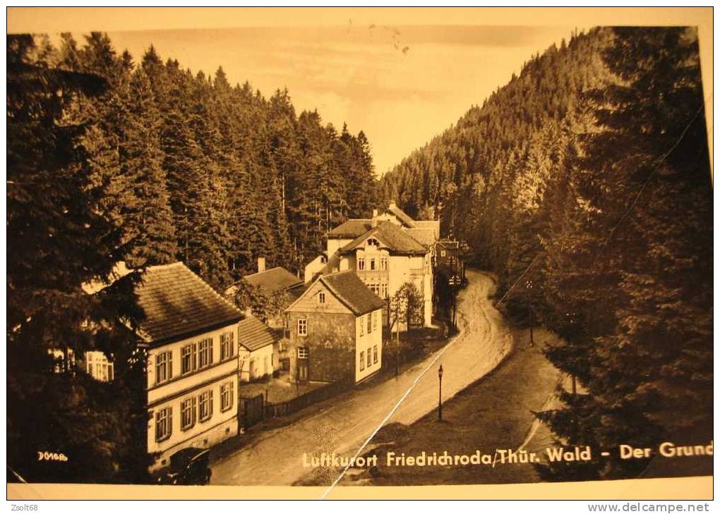 GERMANY  /  FRIEDRICHRODA  THÜR. WALD  -  LUTFKURORT   1959. - Friedrichroda