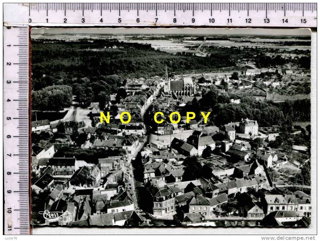 CONCHES  -  Vue Aérienne Générale - Route De Breteuil à Le Neubourg - Conches-en-Ouche