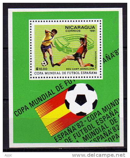 Stade Football NOU CAMP Du FC Barcelone. Un B-F Neuf ** ESPAÑA 82. NICARAGUA - 1982 – Espagne