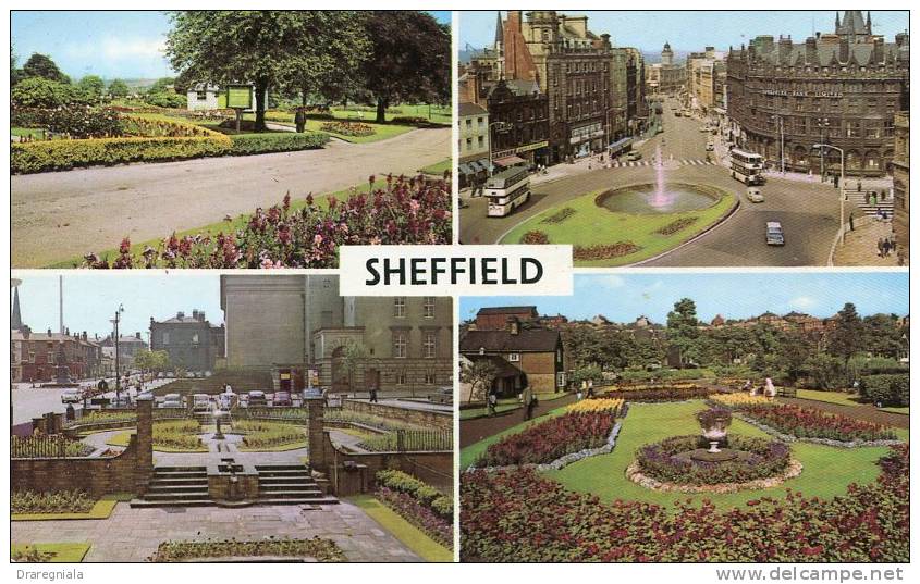 Mutiview Postcard -Sheffield - Sheffield