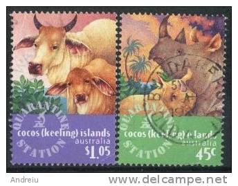 1995 Cocos/Keeling Islands, Animals In Quarantine, Animaux En Quarantaine, Cuarentena, Used - Isole Cocos (Keeling)